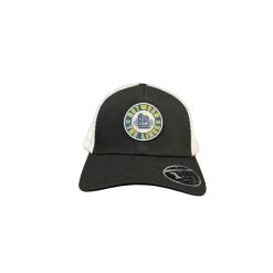 Between The Lines Black/White Trucker Hat Palm Badge -Wilson Shop between the lines between the lines black white tr 3