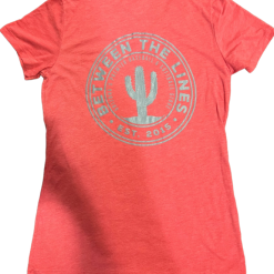 Between The Lines Womens Cactus T-Shirt -Wilson Shop between the lines between the lines womens cactus 3