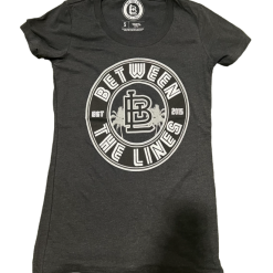 Between The Lines Womens Palm Tree T-Shirt