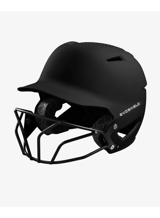 Evoshield XVT Batting Helmet w/Mask Matte Evoshield XVT Batting Helmet W/Mask Matte -Wilson Shop evoshield evoshield xvt batting helmet w mask matt 3
