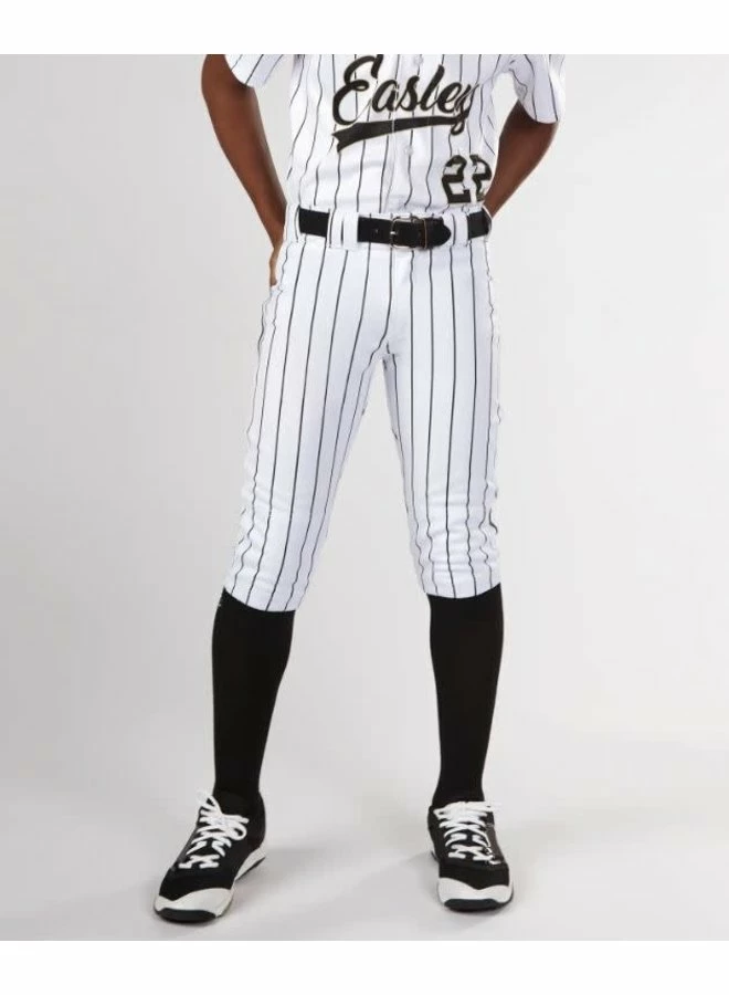 Evoshield Youth Salute White Knicker W/Black Pinstripe