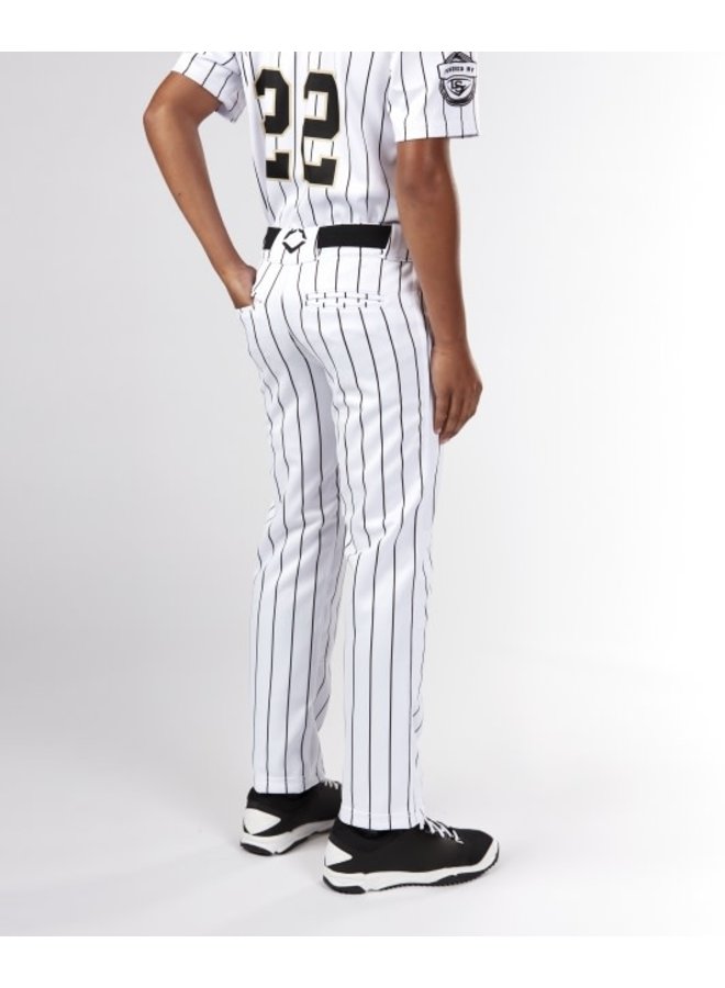 Evoshield Youth Salute White w/Black Pinstripe Pant Evoshield Youth Salute White W/Black Pinstripe Pant -Wilson Shop evoshield evoshield youth salute white w black pin 1