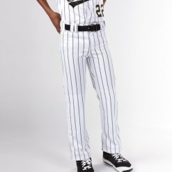 Evoshield Youth Salute White W/Black Pinstripe Pant