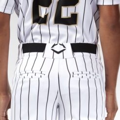 Evoshield Youth Salute White W/Black Pinstripe Pant 6 Evoshield Youth Salute White W/Black Pinstripe Pant -Wilson Shop evoshield evoshield youth salute white w black pin 6