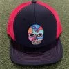 Hunter Green Hunna G Cracked Skull Hat