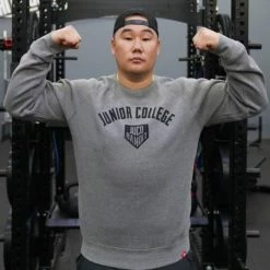 Juco Bandit Junior College Crewneck Grey