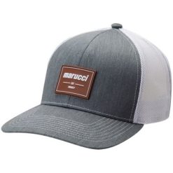 Marucci Established Patch Trucker Snapback Hat Gray/White