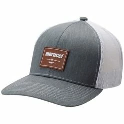 Marucci Established Patch Trucker Snapback Hat Gray/White