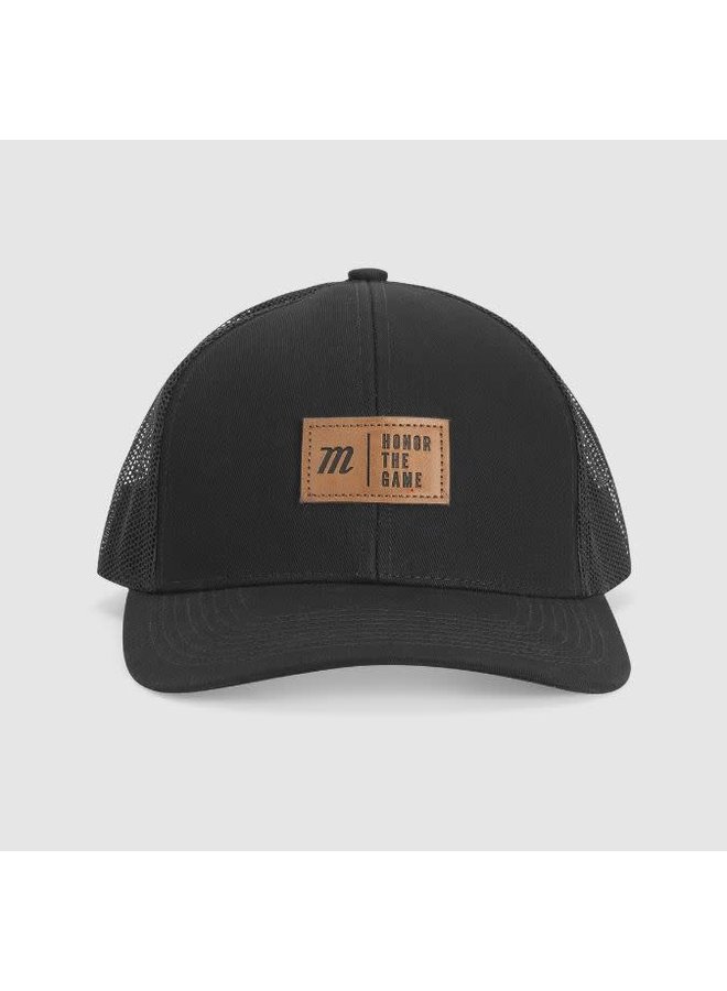 Marucci Honor The Game Patch Snapback Trucker Black Marucci Honor The Game Patch Snapback Trucker Black -Wilson Shop marucci marucci honor the game patch snapback truc 1