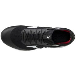 MIZUNO DOMINANT KNIT MEN’S METAL BASEBALL CLEAT - Black/White -Wilson Shop mizuno mizuno dominant knit mens metal baseball cl 3