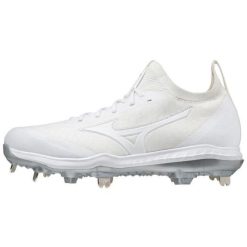 MIZUNO DOMINANT KNIT MEN’S METAL BASEBALL CLEAT - White