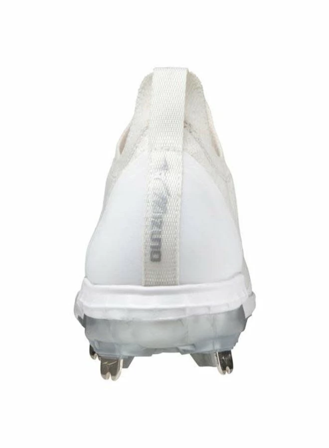 MIZUNO DOMINANT KNIT MEN’S METAL BASEBALL CLEAT - White - Image 5