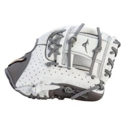 Mizuno GPE1150F1 Prime Elite Infield FP Softball 11.5 RH White-Grey -Wilson Shop mizuno mizuno gpe1150f1 prime elite infield fp sof 2