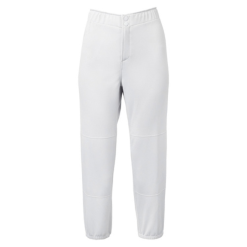 Mizuno Women's Non-Belted Low Rise Fastpitch Pants White XS