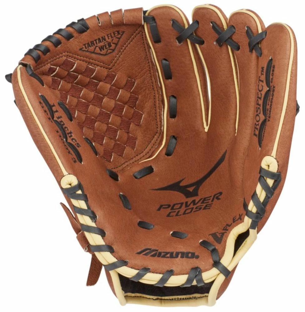 11 Inch Mizuno Prospect PowerClose Youth Baseball Glove GPP1100Y3 - Image 2