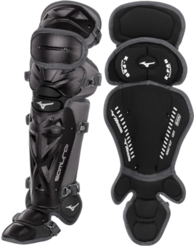 Mizuno Samurai 380408 Adult 16.5 Inch Baseball Leg Guards 1 Mizuno Samurai 380408 Adult 16.5 Inch Baseball Leg Guards