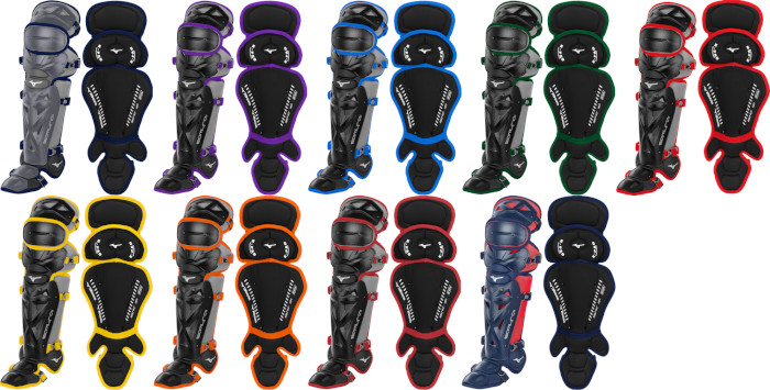 Mizuno Samurai 380408 Adult 16.5 Inch Baseball Leg Guards 2 Mizuno Samurai 380408 Adult 16.5 Inch Baseball Leg Guards - Image 2