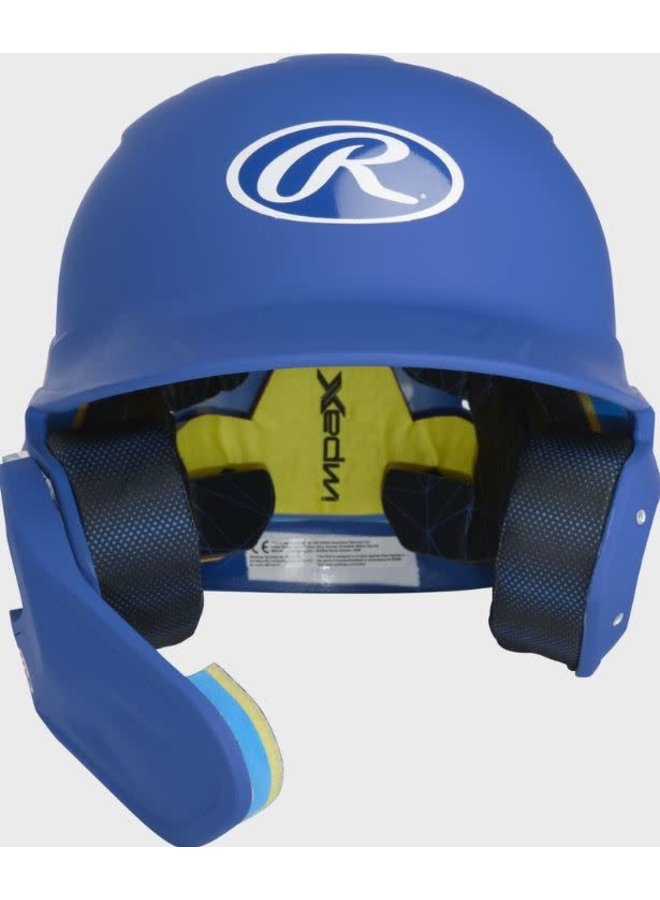 MACH One-Tone Matte Helmet w/Adjustable Face Guard Matte Royal Senior LHB Rawlings MACH One-Tone Matte Helmet W/Adjustable Face Guard Matte Royal Senior LHB -Wilson Shop rawlings mach one tone matte helmet w adjustable f 1
