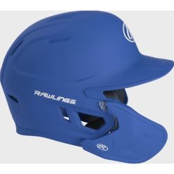 Rawlings MACH One-Tone Matte Helmet W/Adjustable Face Guard Matte Royal Senior LHB 2 Rawlings MACH One-Tone Matte Helmet W/Adjustable Face Guard Matte Royal Senior LHB -Wilson Shop rawlings mach one tone matte helmet w adjustable f 2