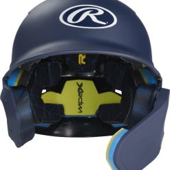 Wilson Shop 29 Rawlings MACH One-Tone Matte Helmet W/Adjustable Face Guard Matte Navy