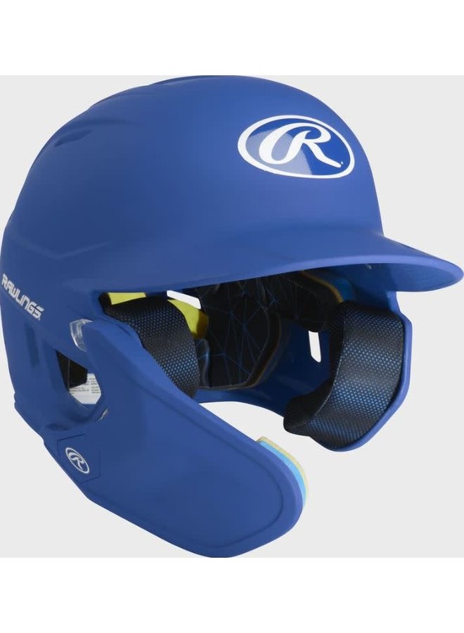 MACH One-Tone Matte Helmet w/Adjustable Face Guard Matte Royal Senior LHB Rawlings MACH One-Tone Matte Helmet W/Adjustable Face Guard Matte Royal Senior LHB -Wilson Shop rawlings mach one tone matte helmet w adjustable f