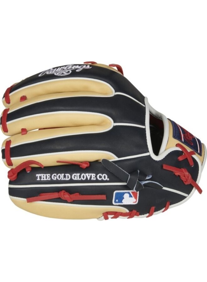 Rawlings Heart of the Hide Infield Glove Scarlet/Navy 11.5-inch Rawlings Heart Of The Hide Infield Glove Scarlet/Navy 11.5-inch -Wilson Shop rawlings rawlings heart of the hide infield glove 10