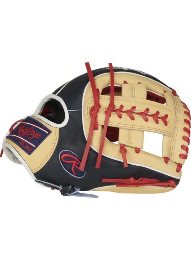 Rawlings Heart of the Hide Infield Glove Scarlet/Navy 11.5-inch Rawlings Heart Of The Hide Infield Glove Scarlet/Navy 11.5-inch -Wilson Shop rawlings rawlings heart of the hide infield glove 9