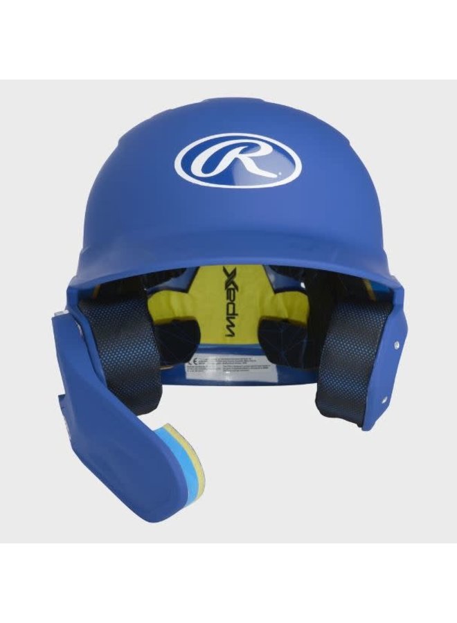 Rawlings MACH Matte Helmet W/Adjustable Face Guard Matte Royal RHB 2 Rawlings MACH Matte Helmet W/Adjustable Face Guard Matte Royal RHB - Image 2