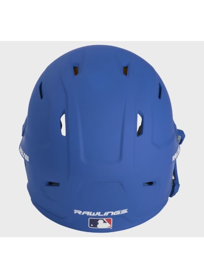 Rawlings MACH Matte Helmet W/Adjustable Face Guard Matte Royal RHB 5 Rawlings MACH Matte Helmet W/Adjustable Face Guard Matte Royal RHB - Image 5
