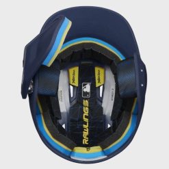 Rawlings Mach One-Tone Matte Helmet W/Adjustable Face Guard Matte Navy Jr LHB -Wilson Shop rawlings rawlings mach one tone matte helmet w adj 31
