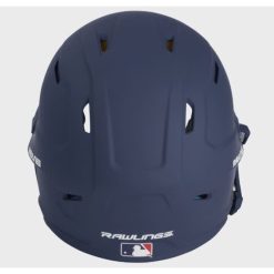 Rawlings Mach One-Tone Matte Helmet W/Adjustable Face Guard Matte Navy Jr LHB -Wilson Shop rawlings rawlings mach one tone matte helmet w adj 32
