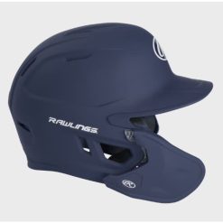 Rawlings Mach One-Tone Matte Helmet W/Adjustable Face Guard Matte Navy Jr LHB -Wilson Shop rawlings rawlings mach one tone matte helmet w adj 33