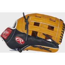Rawlings Pro Preferred 12.75 Outfield Glove Tan/Navy -Wilson Shop rawlings rawlings pro preferred 1275 outfield glov 5
