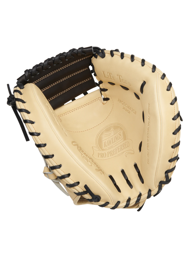 Rawlings Pro Preferred 34-inch Catcher's Mitt - Throwing Hand: Right Rawlings Pro Preferred 34-inch Catcher's Mitt - Throwing Hand: Right -Wilson Shop rawlings rawlings pro preferred 34 inch catchers m 2