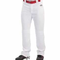 Rawlings Youth Launch Solid Pant - Size: XS, Color: White