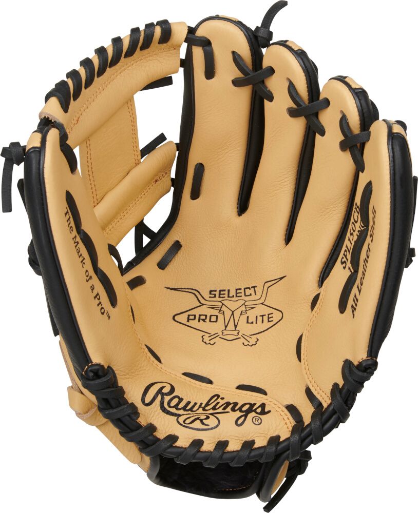 11.5 Inch Rawlings Select Pro Lite Youth Pro Taper Baseball Glove SPL150CB 11.5 Inch Rawlings Select Pro Lite Youth Pro Taper Baseball Glove SPL150CB -Wilson Shop rawlings select pro lite 115 inch youth pro taper baseball glove spl150cb 12