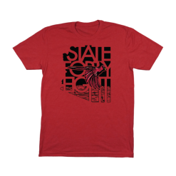 State Forty-Eight State Forty Eight Mens Bird City Red Crew