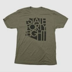 State Forty-Eight State Forty Eight Military Green Crew/Black Logo