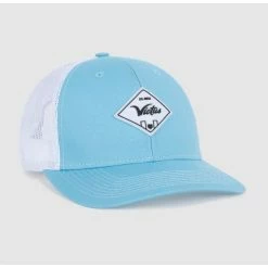 Victus Batters Box Snapback Trucker Light Blue/White