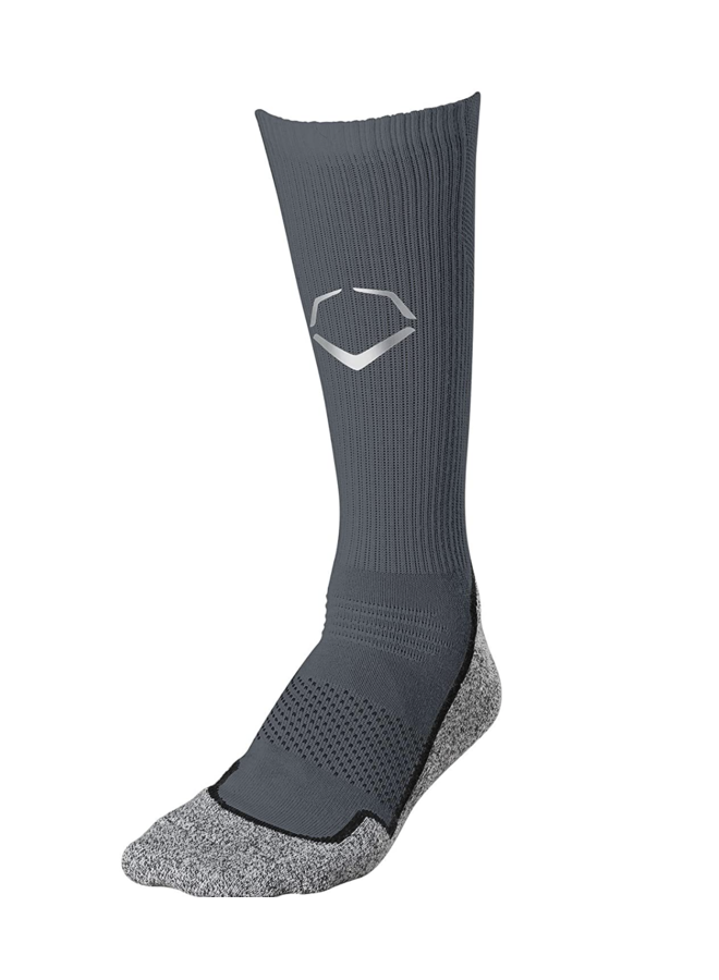 Evoshield Grey Training Crew Sock M Wilson Evoshield Grey Training Crew Sock M -Wilson Shop wilson evoshield grey training crew sock m