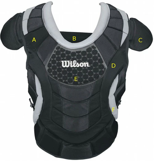 Wilson ProMotion Catcher's Gear WTA3341 Adult Fastpitch Softball Chest Protector - Image 2