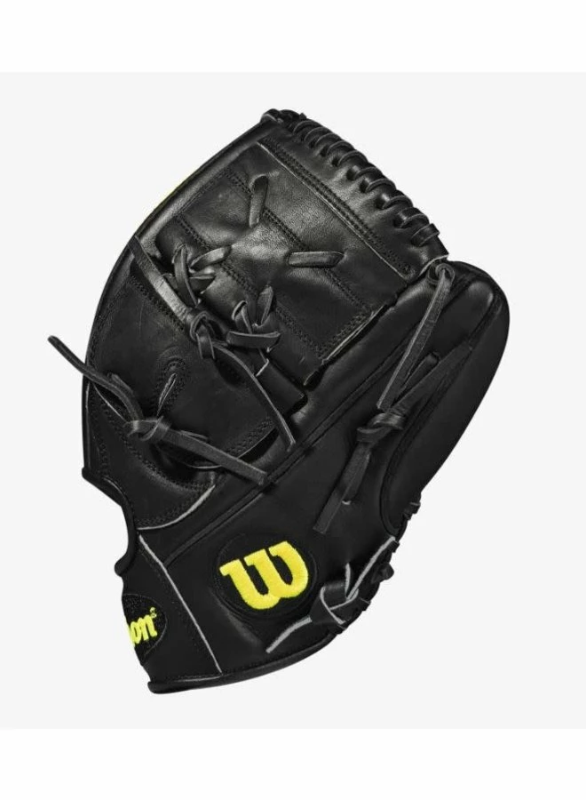 Wilson 2021 A2000 CK22 Clayton Kershaw Game Model (P) LHT 11.75 Black/Black/Yellow - Image 3