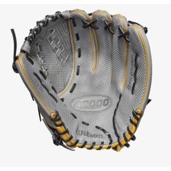 Wilson 2022 A2000 FP V125 W/Spin Control & SuperSkin (OF) LHT 12.5 Grey SC /Grey SS/Gold 4 Wilson 2022 A2000 FP V125 W/Spin Control & SuperSkin (OF) LHT 12.5 Grey SC /Grey SS/Gold -Wilson Shop wilson wilson 2022 a2000 fp v125 w spin control su 4