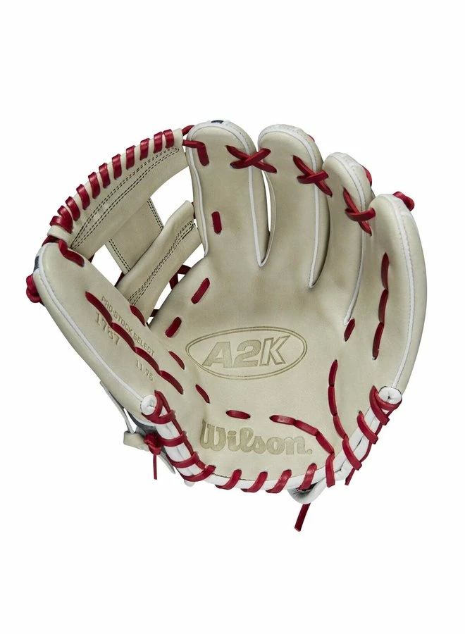 Wilson 2022 June Glove Of The Month (GOTM) A2K 1787 Silver/Re - Image 3