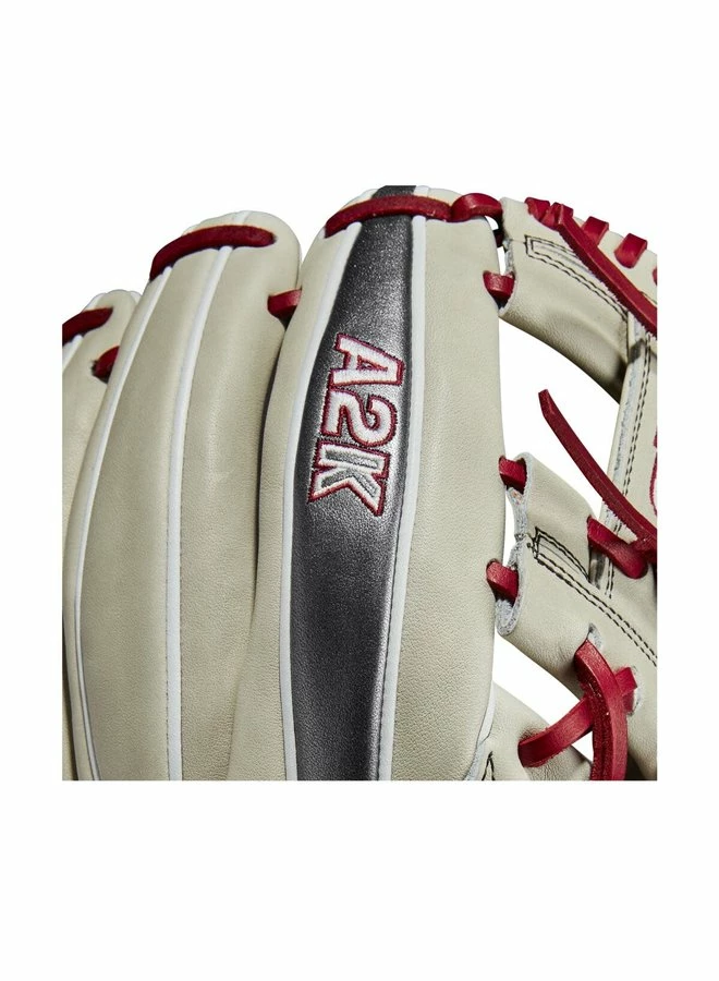 Wilson 2022 June Glove Of The Month (GOTM) A2K 1787 Silver/Re - Image 7