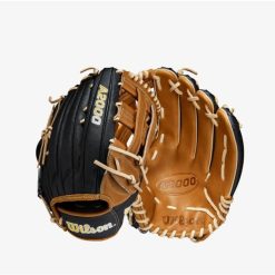 Wilson 2023 A2000 1799SS Black/Saddle Tan 12.75 -Wilson Shop wilson wilson 2023 a2000 1799ss black saddle tan 1 4