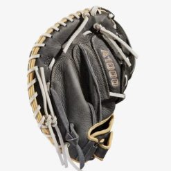 Wilson A1000 Fastpitch CM33 33 Grey/Blonde/White Catchers Mitt 9 Wilson A1000 Fastpitch CM33 33 Grey/Blonde/White Catchers Mitt -Wilson Shop wilson wilson a1000 fastpitch cm33 33 grey blonde 2