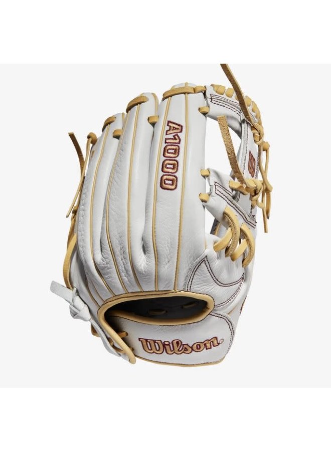 Wilson A1000 Fastpitch H1175 11.75 White/White/Blonde & Seminole Red Wilson A1000 Fastpitch H1175 11.75 White/White/Blonde & Seminole Red -Wilson Shop wilson wilson a1000 fastpitch h1175 1175 white whi 1