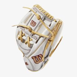 Wilson A1000 Fastpitch H1175 11.75 White/White/Blonde & Seminole Red 3 Wilson A1000 Fastpitch H1175 11.75 White/White/Blonde & Seminole Red -Wilson Shop wilson wilson a1000 fastpitch h1175 1175 white whi 3
