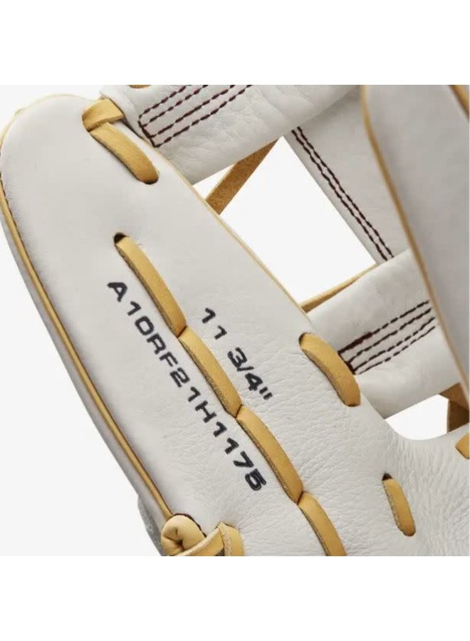 Wilson A1000 Fastpitch H1175 11.75 White/White/Blonde & Seminole Red Wilson A1000 Fastpitch H1175 11.75 White/White/Blonde & Seminole Red -Wilson Shop wilson wilson a1000 fastpitch h1175 1175 white whi 6